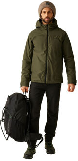 Regatta Heren caspen geïsoleerde waterdichte jas Groen - M
