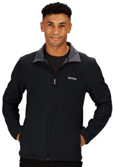 Regatta Heren cera v wind resistant soft shell jas - maat L Zwart