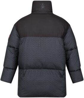 Regatta Heren Christian Lacroix Barbegal bedrukte gewatteerde jas (Zwart) - maat 2XL