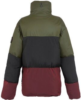 Regatta Heren Christian Lacroix Barbegal gewatteerde jas (Donkere kaki/zwart)