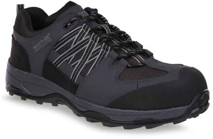 Regatta Heren Clayton Safety Trainers (Zwart/Briar) - maat EU 42 / UK 8