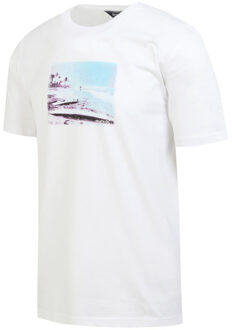 Regatta Heren cline viii strand t-shirt Wit - M