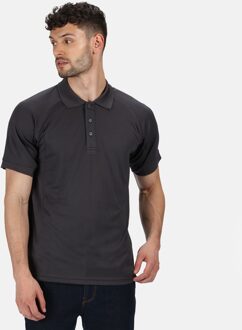 Regatta Heren Coolweave Korte Mouwen Poloshirt (Strijkijzer) Grijs - XS
