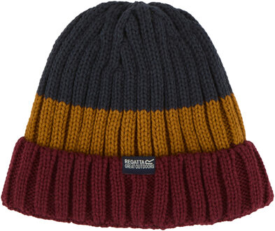 Regatta Heren Davion V muts (Marine/Glazuurde Gember/Donkbruin) Navy - One Size