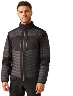 Regatta Heren e-volve thermal hybride jas - maat L Grijs