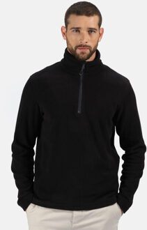 Regatta Heren eerlijk gemaakt gerecycleerde half rits fleece - maat XXXL Zwart