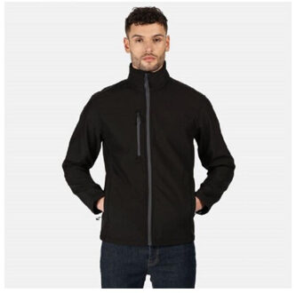 Regatta Heren eerlijkheid gemaakt van gerecycled softshell-jasje Zwart - XXXL