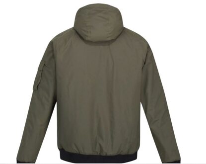 Regatta Heren Faizan Hooded Waterdichte Jas (Donkere Khaki) Kaki