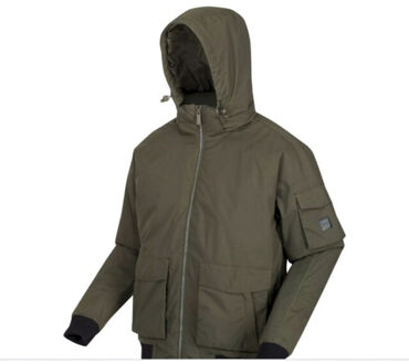 Regatta Heren faizan hooded waterdichte jas - maat XXXL Bruin