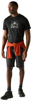 Regatta Heren fingal mountain t-shirt - maat L Zwart