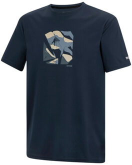 Regatta Heren fingal rotsklimmer t-shirt Blauw - S