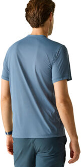 Regatta Heren fingal stretch t-shirt - maat XXL / XXXL Blauw