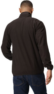 Regatta Heren fleece top met halve rits Zwart - XL