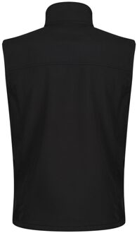 Regatta Heren Flux Softshell Bodywarmer / Mouwloos Jasje Waterafstotend en Windbestendig (Allemaal zwart)