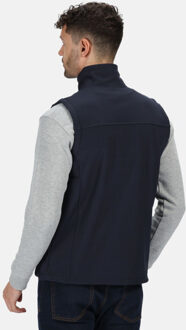 Regatta Heren flux softshell bodywarmer / mouwloos jasje waterafstotend en windbestendig Blauw - 6XL