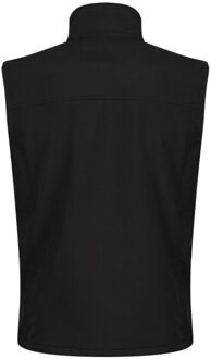Regatta Heren flux softshell bodywarmer / mouwloos jasje waterafstotend en windbestendig - maat 5XL Zwart