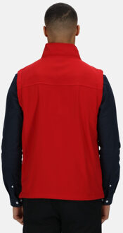 Regatta Heren flux softshell bodywarmer / mouwloos jasje waterafstotend en windbestendig Rood - XL