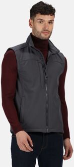 Regatta Heren Flux Softshell Bodywarmer / Mouwloos Jasje (Waterafstotend & Windbestendig) (Zeehond Grijs/Seal Grijs) - maat