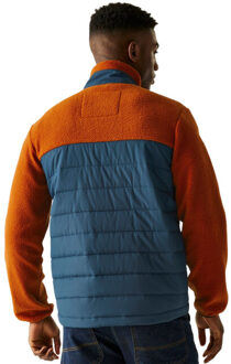 Regatta Heren frankie borg full zip hybride jas Oranje - XL