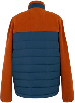 Regatta Heren Frankie Borg Full Zip Hybride Jas (Pottenbakkersklei/Moonlight Denim) - maat L Oranje