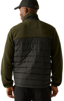 Regatta Heren frankie borg full zip hybride jas Zwart - S