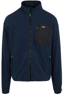 Regatta Heren frankie full zip fleecejack Blauw - XXXL