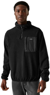 Regatta Heren frankie half zip fleece top Zwart - M