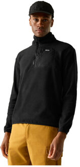 Regatta Heren frankie quarter zip fleece - maat S Zwart