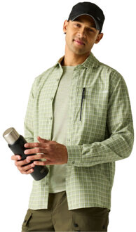 Regatta Heren geruit insectenwerend reisshirt Groen - XXL / XXXL