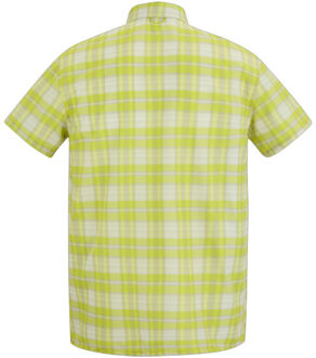 Regatta Heren geruit insectenwerend reisshirt met korte mouwen Groen - L