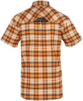 Regatta Heren Geruit Reisshirt (Persimmon) Oranje - S