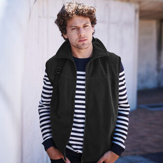 Regatta Heren Haber II 250 Series Anti-pill-Lichaamsverwarmer / Mouwloos Jasje (Zwart) - 2XL