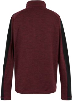 Regatta Heren Hepley Half Zip Fleecejack (Donker kastanjebruin/zwart) - maat 2XL