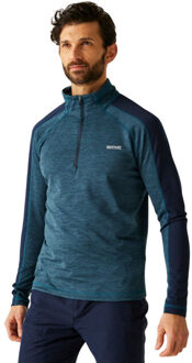 Regatta Heren hepley half zip fleecejack - maat XXXL Blauw