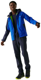 Regatta Heren hewitts x colour block soft shell jas Blauw - XXXL