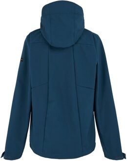 Regatta Heren Hewitts X Colour Block Soft Shell Jas (Maanlicht Denim/Fox) - maat Navy/blauw