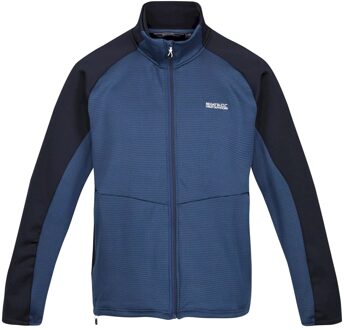 Regatta Heren highton iii full zip fleece jacket Blauw - S