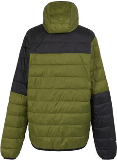 Regatta Heren hillpack iii gewatteerd jack met capuchon Groen - L