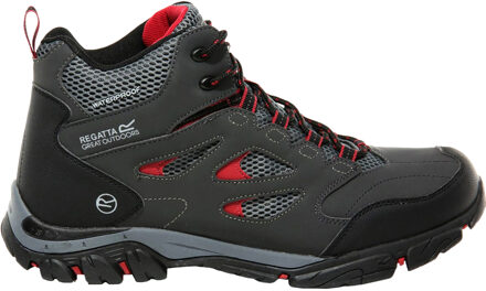 Regatta Heren Holcombe IEP Wandelschoenen (Verkeer Zwart/Rood) - EU 40.5 / UK 7