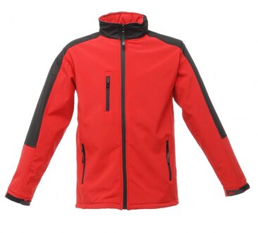 Regatta Heren Hydroforce 3-laags Membraan Waterdichte Ademende Softshell-jassen (Klassiek rood/zwart) - L
