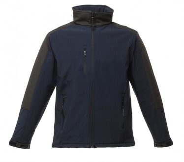 Regatta Heren Hydroforce 3-laags Membraan Waterdichte Ademende Softshell-jassen (Marine / Zwart) - maat Navy