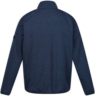 Regatta Heren Kassam Marl Full Zip Fleecejack (Maanlicht Denim/Navy Marl) Navy/blauw