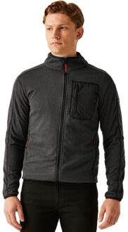 Regatta Heren kitom full zip fleecejack Zwart - S