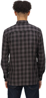 Regatta Heren Lance Organisch Katoenen Lange Mouwen Shirt - maat Zwart
