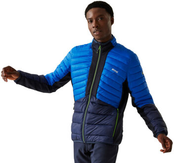 Regatta Heren leedre hybride gewatteerde jas Blauw - XXXL