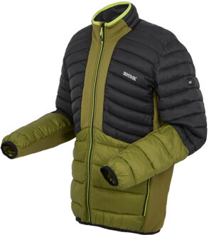 Regatta Heren leedre hybride gewatteerde jas Groen - XXL / XXXL