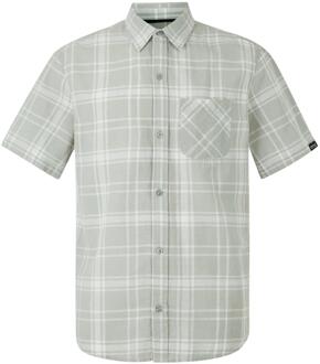 Regatta Heren Loran Geruit Overhemd (Zilvergrijs) - maat