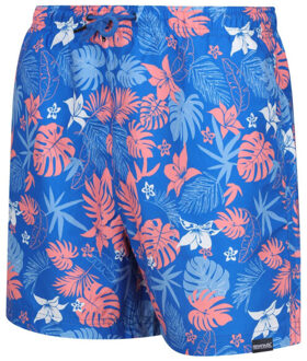 Regatta Heren loras familie hawaiian zwemshort Blauw