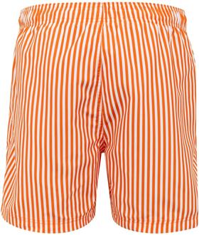 Regatta Heren Loras gestreepte zwembroek (Celosia Sinaasappel) Oranje - 2XL