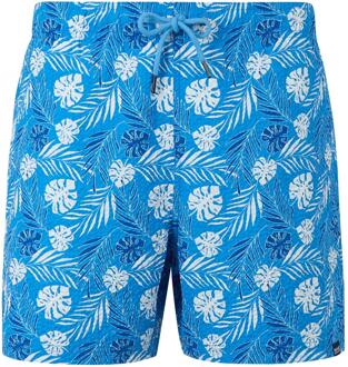 Regatta Heren Loras Leaf Seersucker Zwemshort (Elysium Blauw) Lichtblauw - M